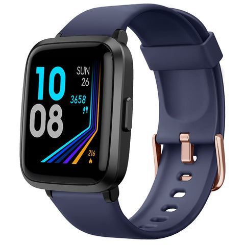 Buy Best Blue Color Waterproof Fitness Tracker Online - Dimdaa