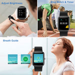 Best Black Color Waterproof Fitness Tracker On Sale - Dimdaa