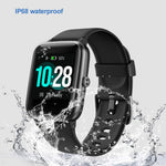 Best Black Color Waterproof Fitness Tracker Online - Dimdaa