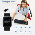 Buy Best Black Color Waterproof Fitness Tracker Online - Dimdaa