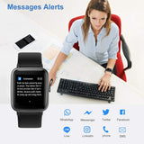 Buy Best Black Color Waterproof Fitness Tracker Online - Dimdaa
