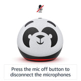 Best Quality Kids Echo Dot - Panda Smart Speakers On Sale Online - Dimdaa