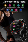 Fitness Tracker -Red+Black