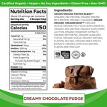 Ingredients Of Vegan Protein Powder - Creamy Chocolate Fudge - Dimdaa